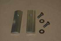 Drilled and Tapped Bullet Rail Clamp Bars with Fasteners